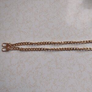 Eye catching new gold colored purse chain